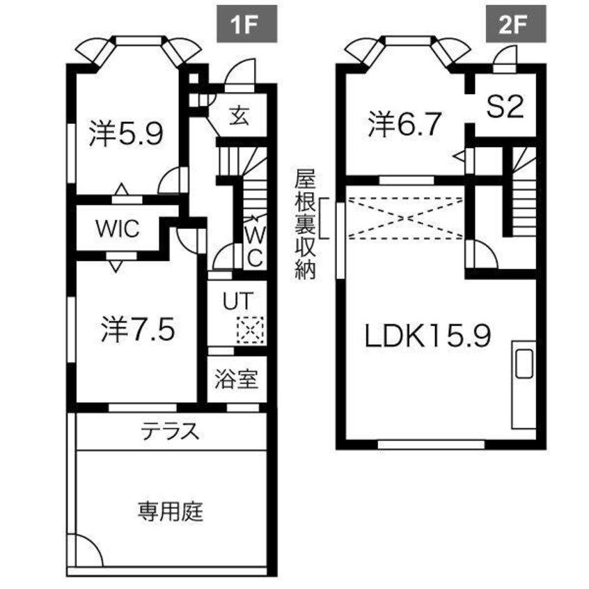 間取図 ファミリアガーデン