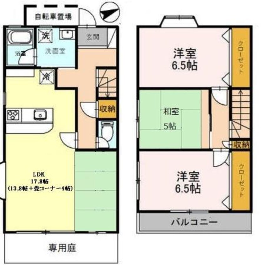 間取図 フラワーハウス　D棟