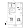 ライフタウン 2DKの間取り