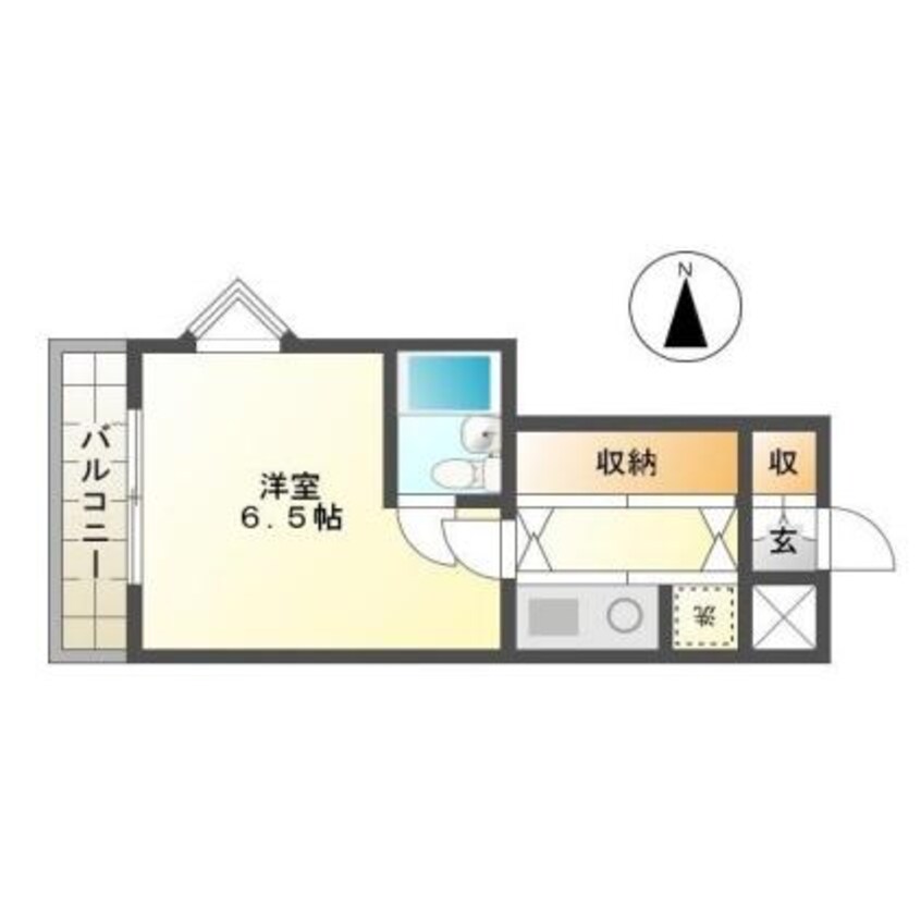 間取図 クリーンピア南大路時計台