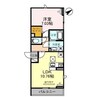 D-Place西飾磨　Abelia 1LDKの間取り