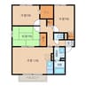 アバンセ 3LDKの間取り