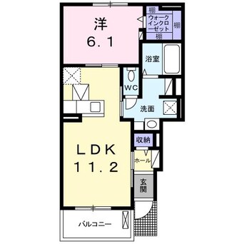 間取図 ライフステージ岡田Ⅰ