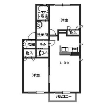 間取図 グレイス堀川　Ｂ