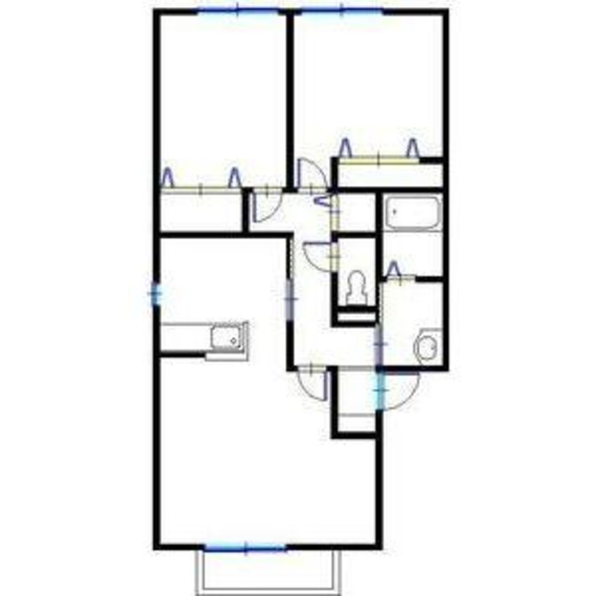 間取図 オークヒルズA