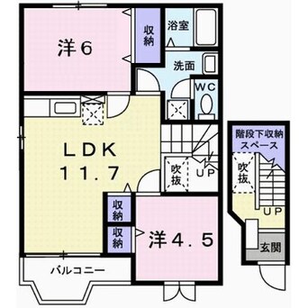 間取図 エスポワールⅡ