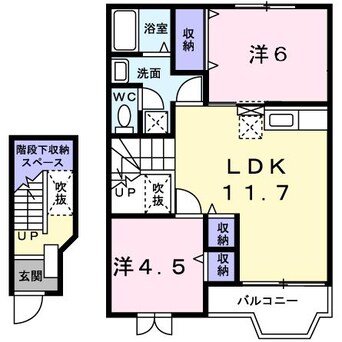 間取図 エスポワールⅡ