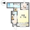 M’ｓレジデンスＨＩＭＥＪＩ 1Kの間取り