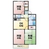 メゾン鷹取 3DKの間取り