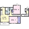 マン　ウンド　フラウ　B 2LDKの間取り
