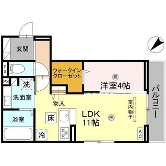 間取図 Ｄ’ｓ町坪