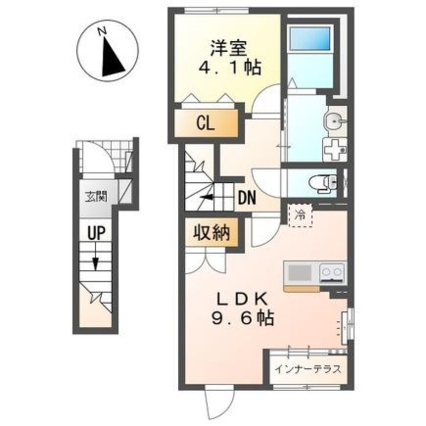 間取図 クローバーエイト