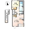 クローバーエイト 1LDKの間取り