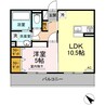 産交バス（熊本市）/松の本 徒歩6分 3階 築4年 1LDKの間取り