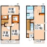 豊肥本線<阿蘇高原線>/東海学園前駅 徒歩24分 1-2階 築7年 3LDKの間取り