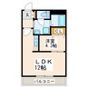 ビエ・デル・モンテ 1LDKの間取り