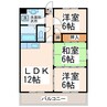 熊本市営バス/帯山五丁目 徒歩5分 2階 築27年 3LDKの間取り