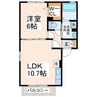産交バス（熊本市）/新南部入口 徒歩6分 1階 築21年 1LDKの間取り