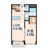 産交バス（熊本市周辺）/下南部 徒歩3分 2-2階 築9年 1LDKの間取り