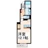プランドール（新南部） 1Rの間取り