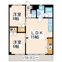大森ビル御領の間取図