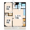 産交バス（熊本市周辺）/下南部入口 徒歩3分 4階 築39年 2LDKの間取り