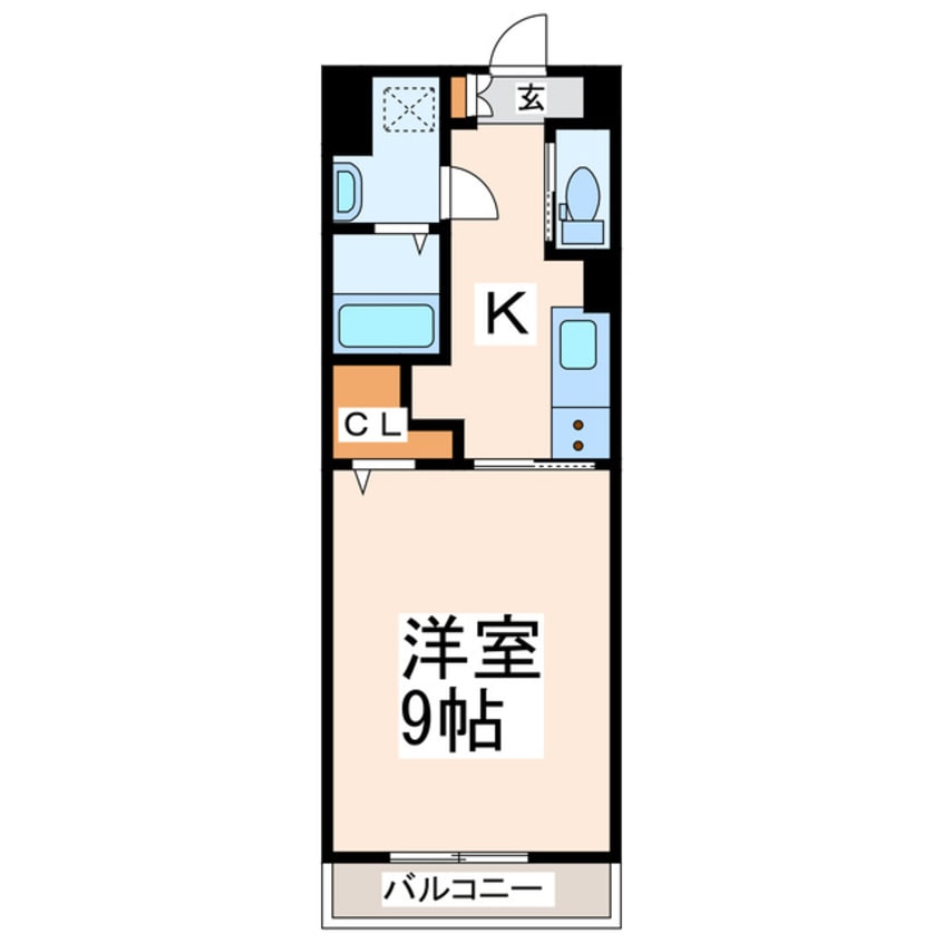 間取図 エフィシア保田窪