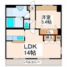 産交バス（熊本市）/小峯営業所 徒歩6分 1階 築21年 1LDKの間取り