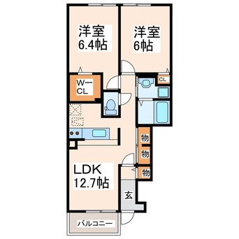 間取図 産交バス（熊本市）/上南部入口 徒歩5分 1階 築10年