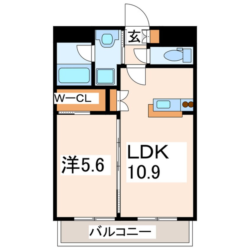 間取図 産交バス（熊本市）/下南部団地入口 徒歩2分 1階 築13年