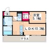 産交バス（熊本市周辺）/東海二高前 徒歩4分 2階 築7年 1LDKの間取り