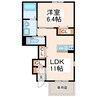 産交バス（熊本市）/小山 徒歩4分 1階 築10年 1LDKの間取り