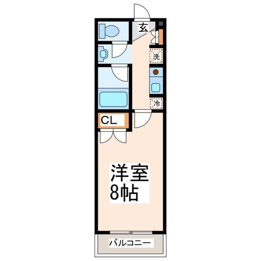 間取図 熊本市営バス/小峯 徒歩2分 9階 築32年