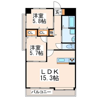 間取図 フリューション上南部壱番館