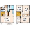 熊本市営バス/上保田窪 徒歩4分 1-2階 築14年 3LDKの間取り