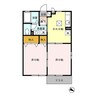 産交バス（熊本市周辺）/戸島神社前 徒歩7分 1階 築19年 2DKの間取り