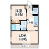 熊本都市バス（熊本市）/長嶺団地 徒歩4分 3階 築3年 1LDKの間取り