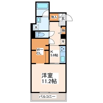 間取図 熊本都市バス（熊本市）/鉄工団地前 徒歩1分 3階 1年未満