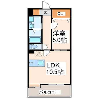 間取図 豊肥本線<阿蘇高原線>/東海学園前駅 徒歩30分 3階 築1年