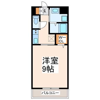 間取図 豊肥本線<阿蘇高原線>/武蔵塚駅 徒歩34分 1階 1年未満