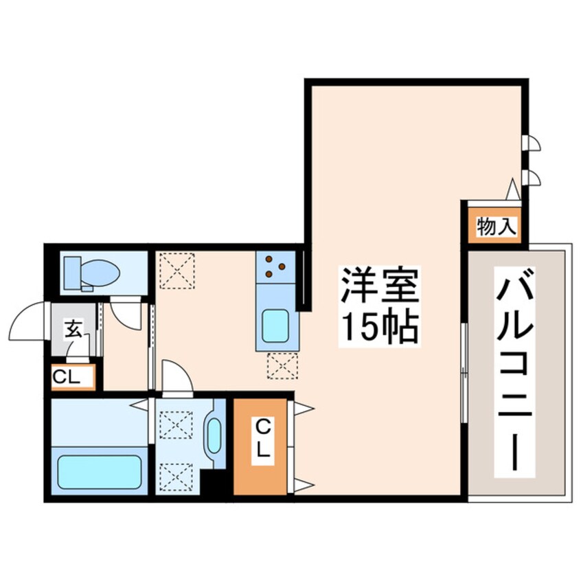 間取図 豊肥本線<阿蘇高原線>/竜田口駅 徒歩44分 1階 1年未満