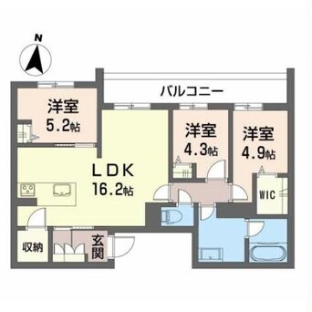 間取図 熊本市電Ａ系統<熊本市交通局>/味噌天神前駅 徒歩5分 2階 建築中