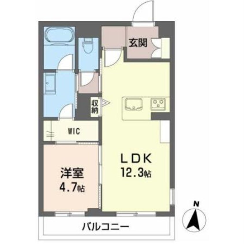 間取図 熊本市電Ａ系統<熊本市交通局>/味噌天神前駅 徒歩5分 2階 建築中