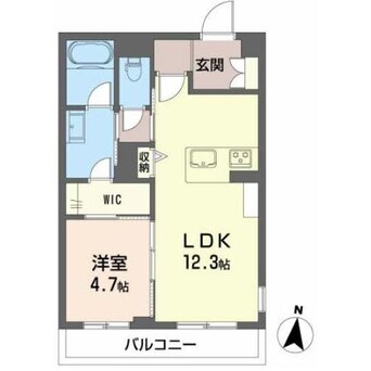 間取図 ALOHA　O.A