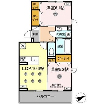 間取図 産交バス（熊本市）/鉄工団地入口 徒歩4分 2階 建築中