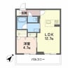 ベンガレンシス 1LDKの間取り