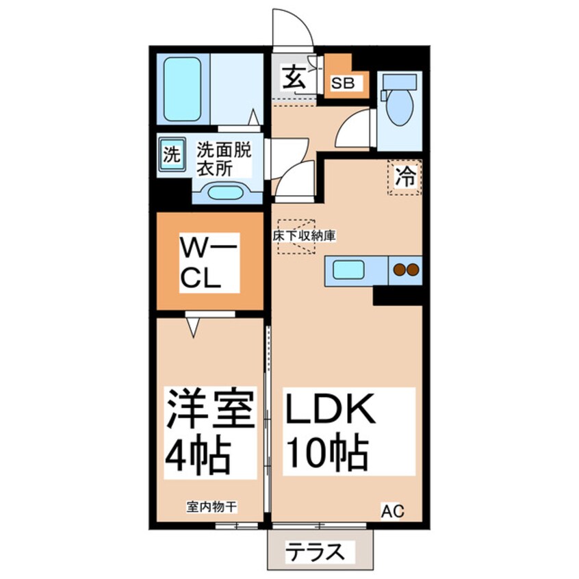 間取図 レスポワールTSURU