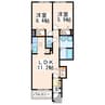 産交バス（熊本市周辺）/府内古閑 徒歩3分 1階 築16年 2LDKの間取り