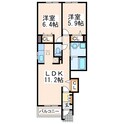 グローリー花立Ⅵの間取図