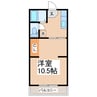 ジュネス園田 1Kの間取り
